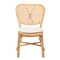 Baxton Studio Nadira Modern Bohemian Natural Brown Finished Rattan Dining Chair 205-12674 - alternate 5